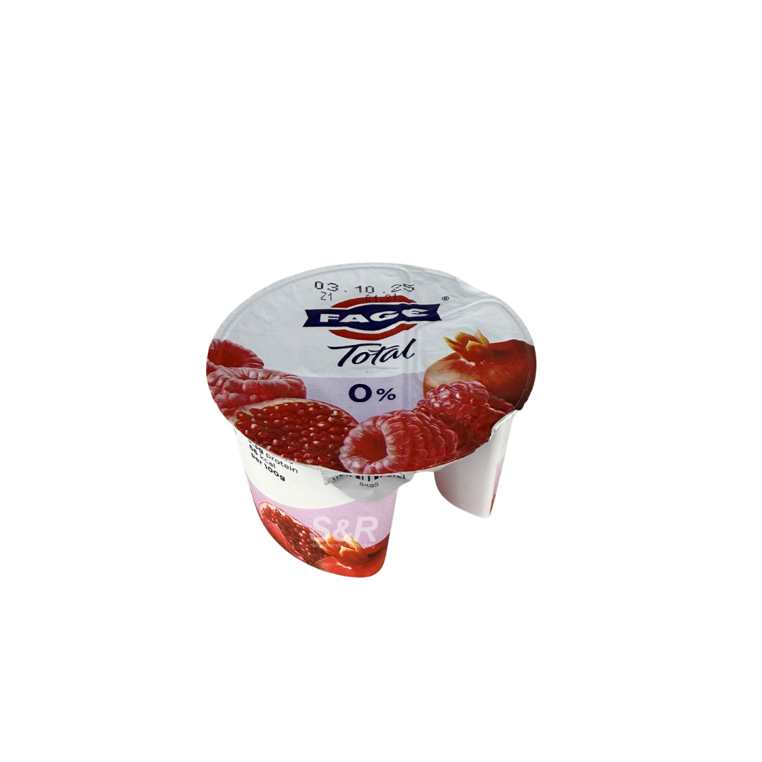 Fage Total 0% Raspberry Promegranate Yogurt 150g